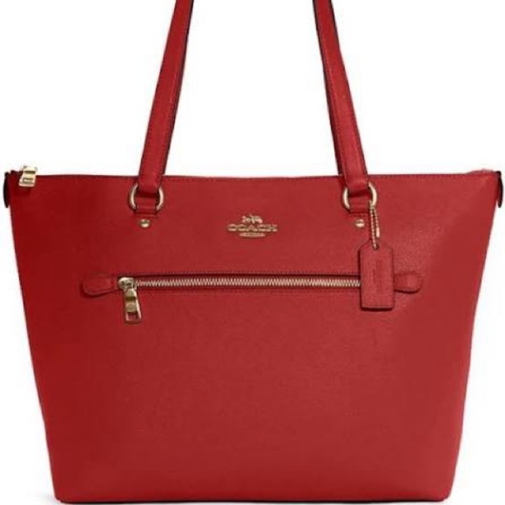 COACH Market Tote Polished Pebble Leather - Size Medium